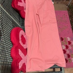 Pink Cargo Pants